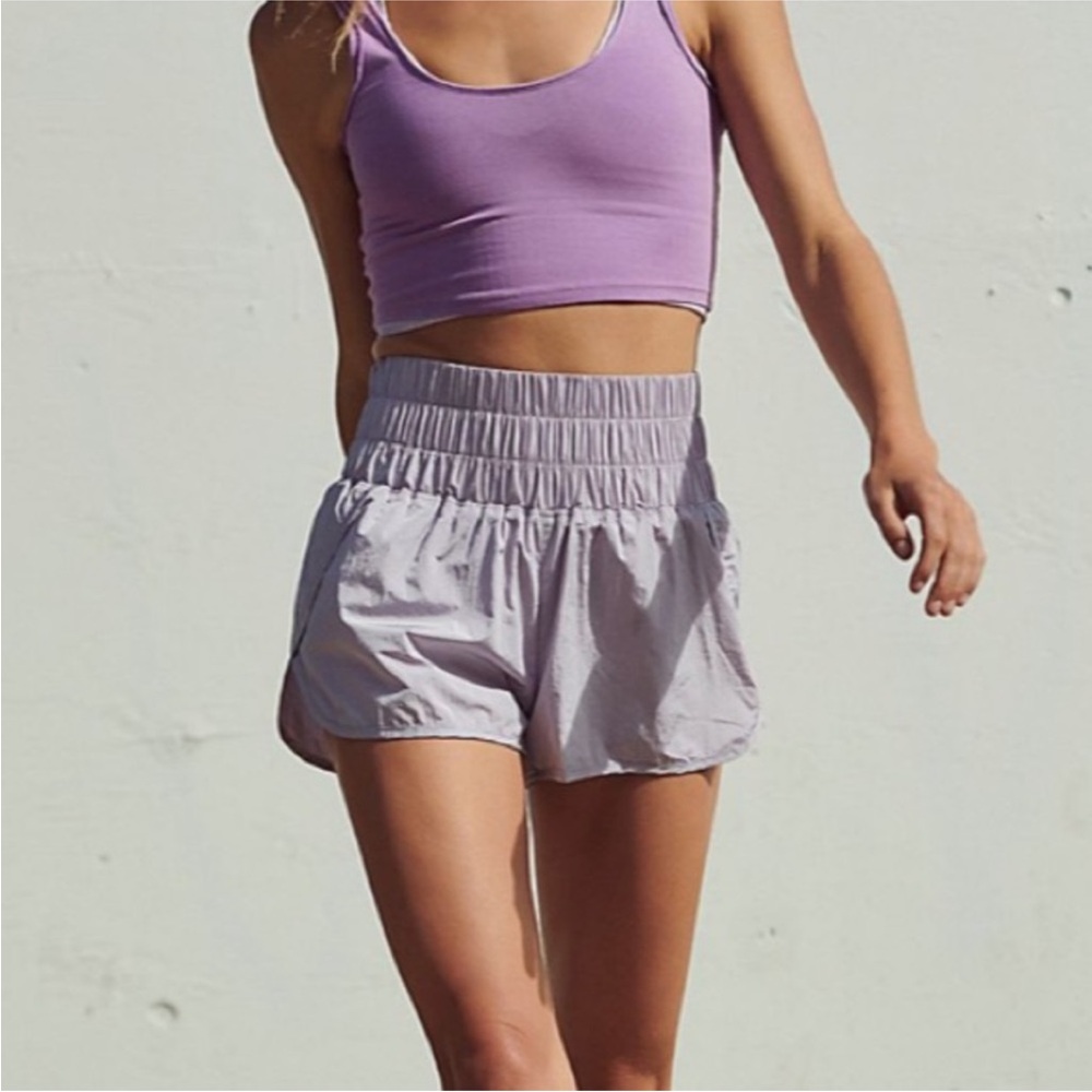 FP Movement The Way Home shorts in purple 
#freepeoplemovement #fpmovement